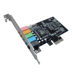Placa PCI Express Audio 5.1