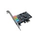 Placa PCI Express Audio 5.1