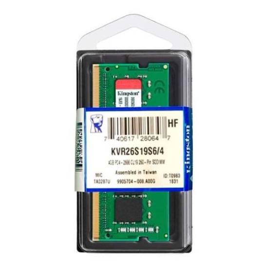 Kingston SODIMM DDR4 4GB 2666Mhz Kingston SODIMM DDR4 4GB 2666Mhz