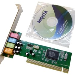 Placa PCI Audio 4.1