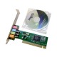 Placa PCI Audio 4.1