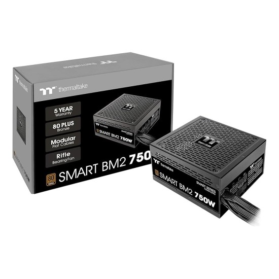 Thermaltake Smart BM2 750W 80+B Semi Modular Thermaltake Smart BM2 750W 80+B Semi Modular