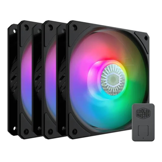 FAN Coolermaster Sickleflow 120mm RGB PACK X3 FAN Coolermaster Sickleflow 120mm RGB PACK X3