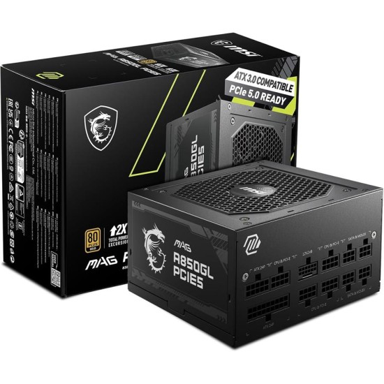 MSI MAG A850GL 850W 80+Gold FullMod MSI MAG A850GL 850W 80+Gold FullMod