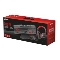 Trust Ziva 4en1 Teclado+Mouse+Pad+Auricular