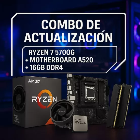 Combo Actualizacion R7-5700G-A520-16GB Combo Actualizacion R7-5700G-A520-16GB