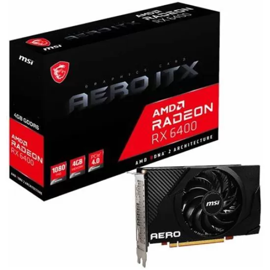 MSI RADEON RX 6400 4GB GDDR6 MSI RADEON RX 6400 4GB GDDR6
